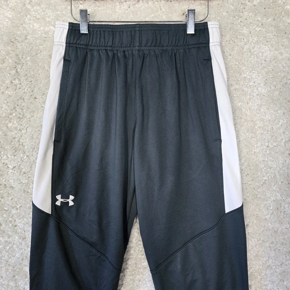 Under Armour‎ Mens Stretch Ankle Zip Athletic Pants Medium Training Gym Sport - Picture 3 of 15